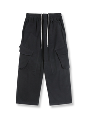 デコンストラクテッド ストレート ワイド スラックス