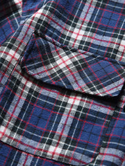 チェック柄フード付きジャケット