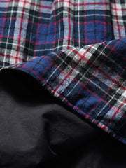 チェック柄フード付きジャケット