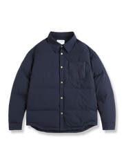 襟付き ダウンシャツ ジャケット