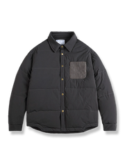 襟付き ダウンシャツ ジャケット