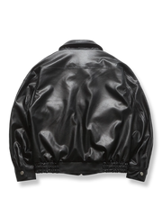 厚めPUレザージャケット