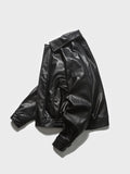 厚めPUレザージャケット