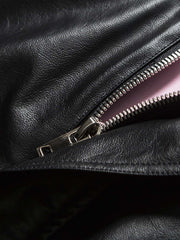 厚めPUレザージャケット