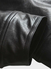 厚めPUレザージャケット