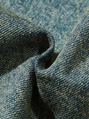 レオパード柄 カラー デニムジャケット