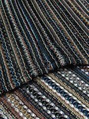 詳細画像: シャツのオープンワークストライプのディテール特写