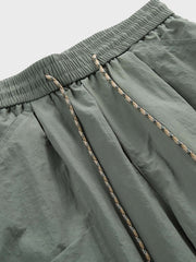 立体ポケットストレートカジュアルパンツ