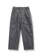 立体ポケットストレートカジュアルパンツ