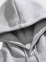 プリントフード付きスウェット