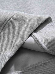 プリントフード付きスウェット