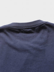 火山モチーフ刺繍 ピュアコットンTシャツ