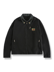 レザーカラー マルチポケットジャケット