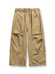 ドローストリング ポケット ワイド スラックス