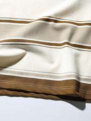 詳細画像: ストライプのディテールと素材感