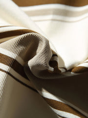 ストライプ切り替え半袖Tシャツ