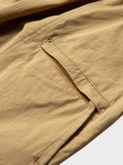 ヘリンボーン柄ジョガーカーゴパンツ