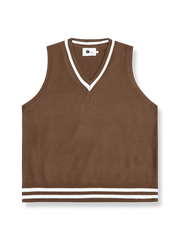 プレッピースタイル Vネック ベスト