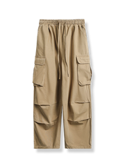 マルチポケット 膝タックカーゴパンツ