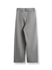 クラシックグレーレトロフィットメンズパンツ