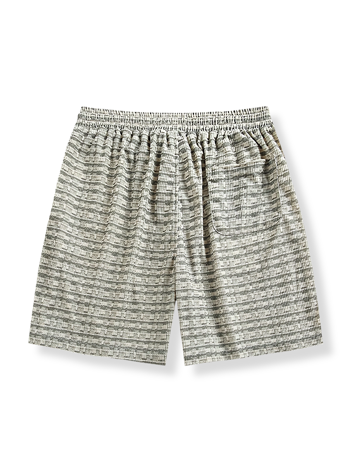 ヴィンテージストライプカジュアルハーフパンツ