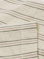 バブルシフォン ストライプ 半袖シャツ