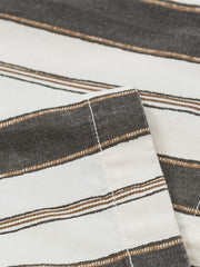 ブラック&ホワイト ストライプシャツ