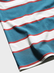 ブルー&ホワイト ストライプTシャツ