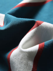 ブルー&ホワイト ストライプTシャツ