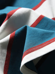 ブルー&ホワイト ストライプTシャツ