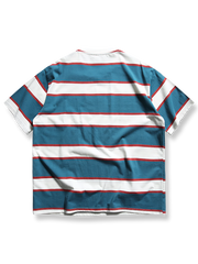 ブルー&ホワイト ストライプTシャツ