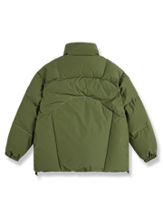 キルティング立襟 ダウンジャケット