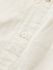 刺し子 Vネックベースボールシャツ