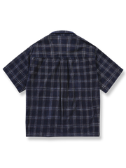 コーデュロイ チェックシャツ