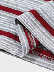 ラウンドネック コットン長袖Tシャツ