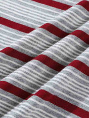 ラウンドネック コットン長袖Tシャツ