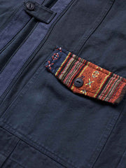 ナバホ織りパッチワーク はんてん