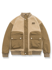 パッチ ポケット 中綿ジャケット