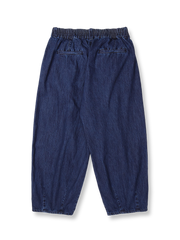 ヴィンテージワイドレッグデニムウッドカッターパンツのフロントビュー