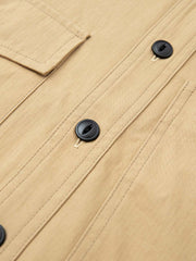 非対称ポケット ワークシャツ