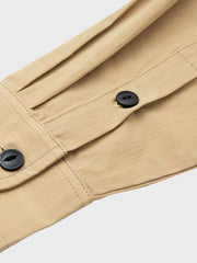 非対称ポケット ワークシャツ