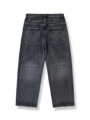 レトロウォッシュグラデーションダメージジーンズ