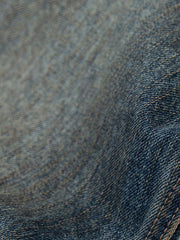 ヴィンテージ風オイルステイン デニムパンツ