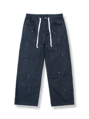 アーティスティックスプラッターペイント コットンスラックス