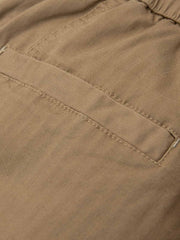 ヘリンボーン柄 ドローストリング スラックス