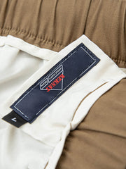 ヘリンボーン柄 ドローストリング スラックス