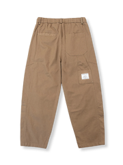 ヘリンボーン柄 ドローストリング スラックス