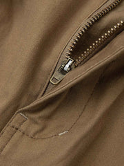 ヘリンボーン柄 ドローストリング スラックス