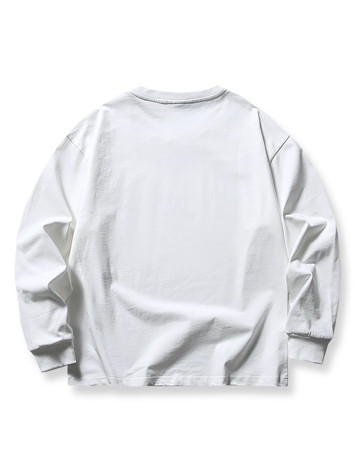 ヤシの木刺繍入り長袖Tシャツのフロントビュー