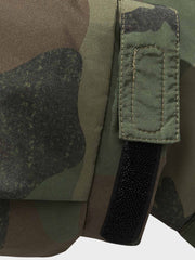 迷彩柄 フード付き ダウンジャケット